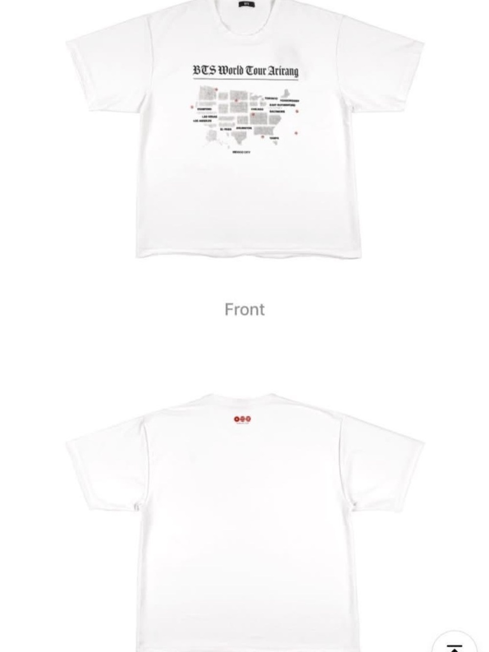 NEW Official BTS World Tour Arirang Shirt